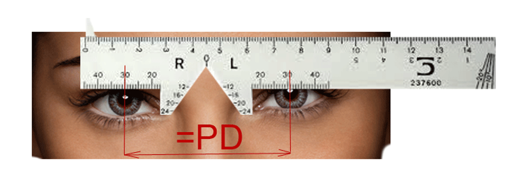 4 Arten 4 Stuecke  White Augen Straight Edge PD Lineal Pupillendistanz Linea cO 