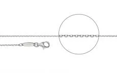 Ankerkette Silber diamantiert Stärke 1,2mm