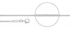 Panzerkette Silber diamantiert Stärke 1,8mm