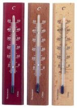 Zimmerthermometer Buche natur